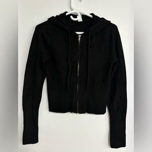 Gilly Hicks Black Zip-Up Hoodie